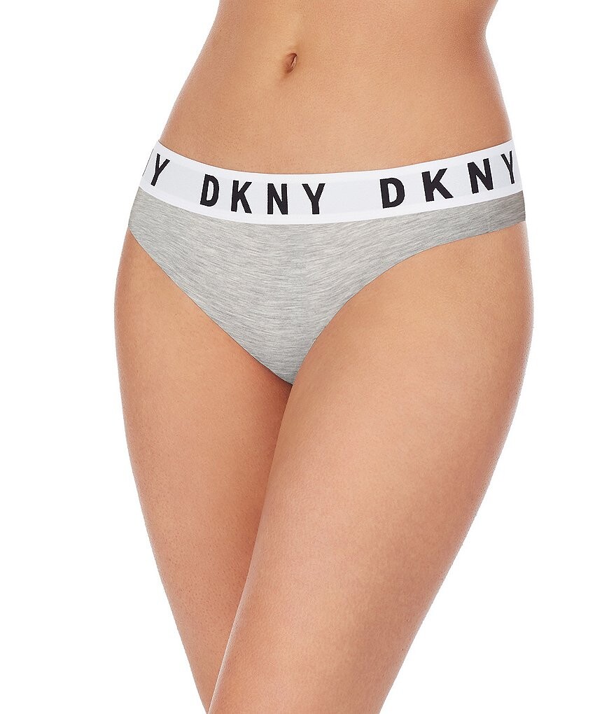 

Стринги с логотипом DKNY, фиолетовый