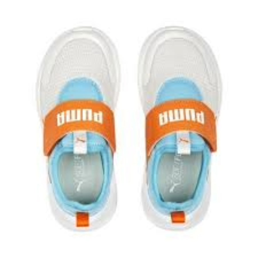 Кроссовки (PS) PUMA Evolve Slip On 'White Orange Blue', белый — фото 3