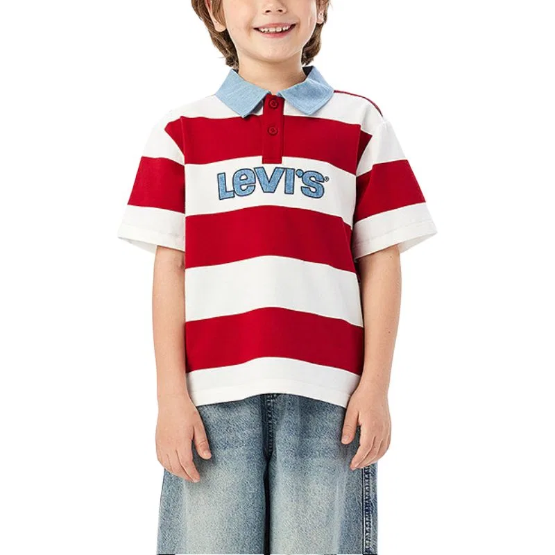 Поло детское темно-синее Levi's — фото 3