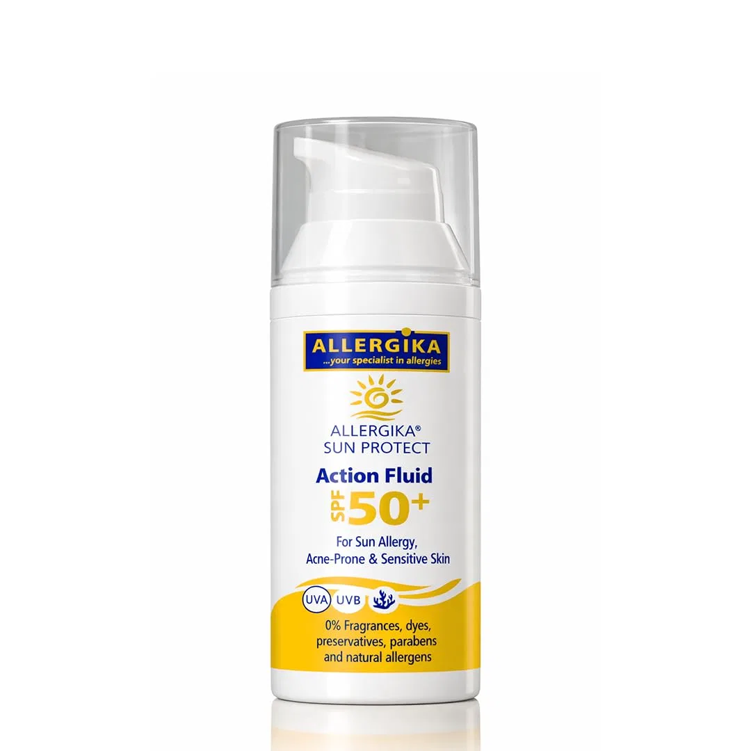 Солнцезащитный флюид «Sun Protect Action Sun Fluid» SPF 50+ от Allergika Allergika