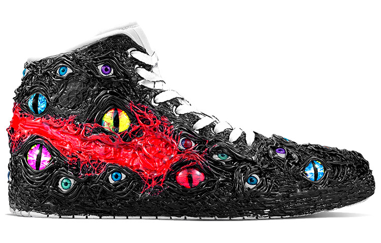 

Кроссовки Air Jordan 1 Vintage Basketball Shoes Women's Mid-Top Black/Red