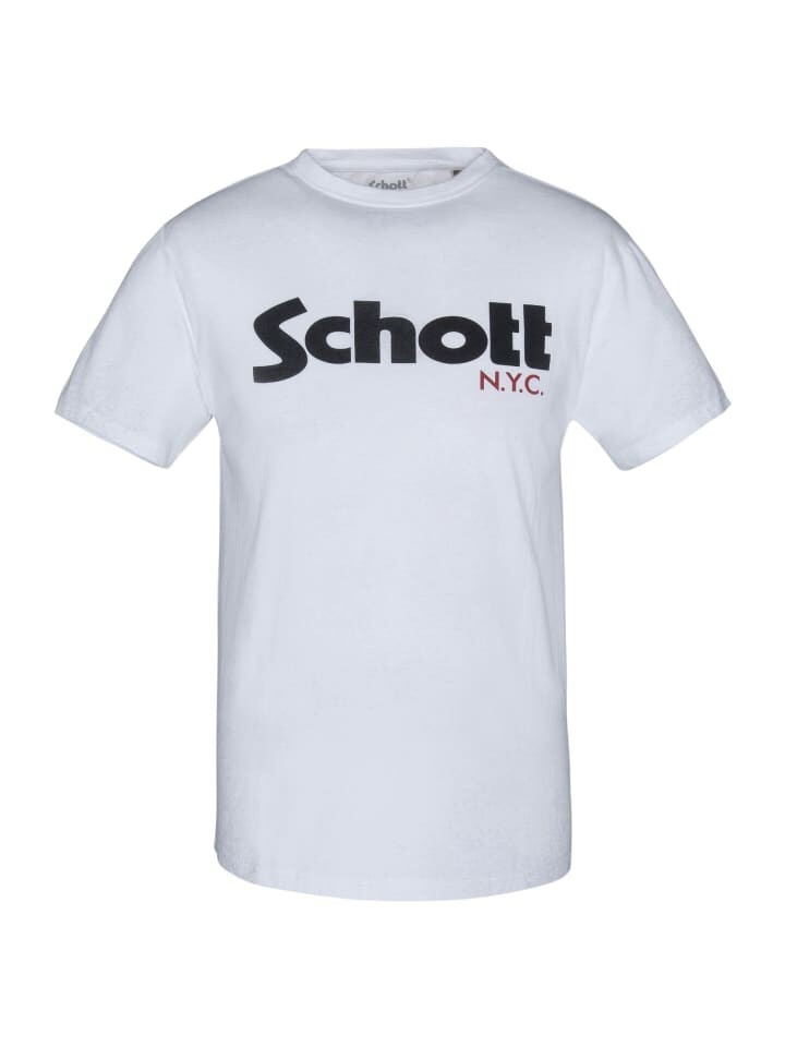 

Футболка Schott N.Y.C. T-Shirt 'TSLOGO', белый