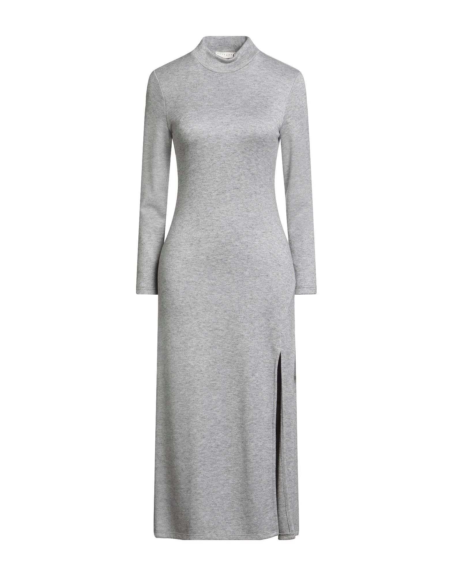 

Платье миди Haveone, светло-серый