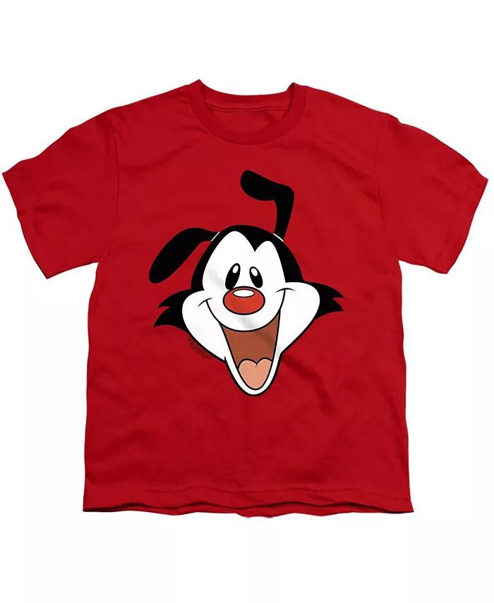 

Футболка с коротким рукавом Yakko Head для мальчиков Animaniacs, красный