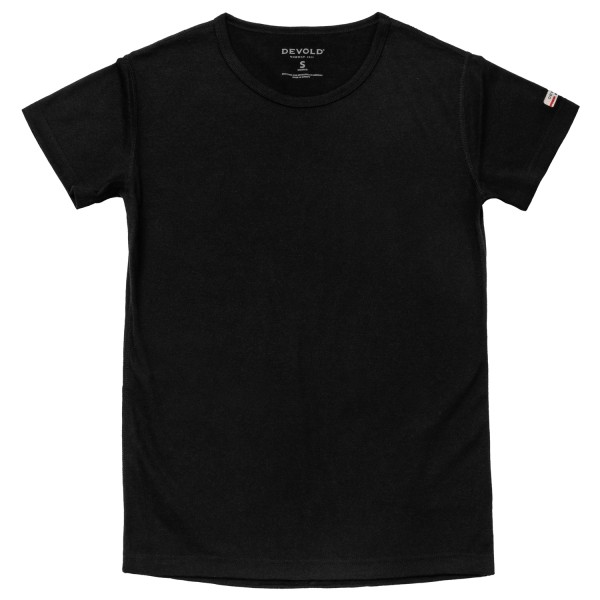 

Женская футболка Breeze Plus Merino 200 - нижнее белье из мериносовой шерсти Devold, черный