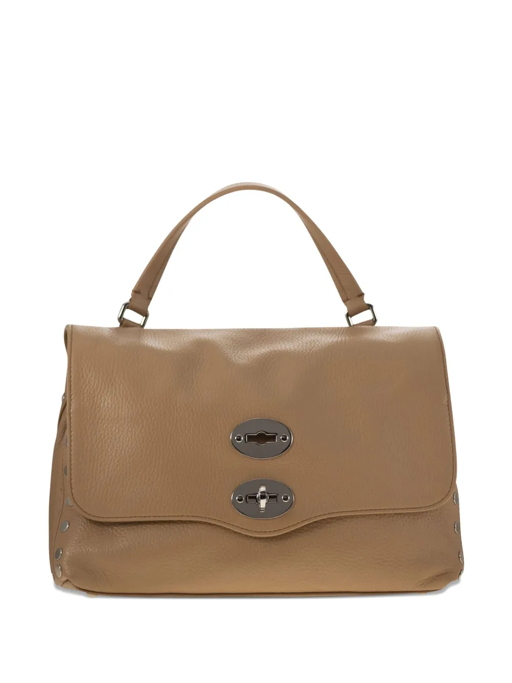 

Сумка на плечо с заклепками Zanellato, коричневый