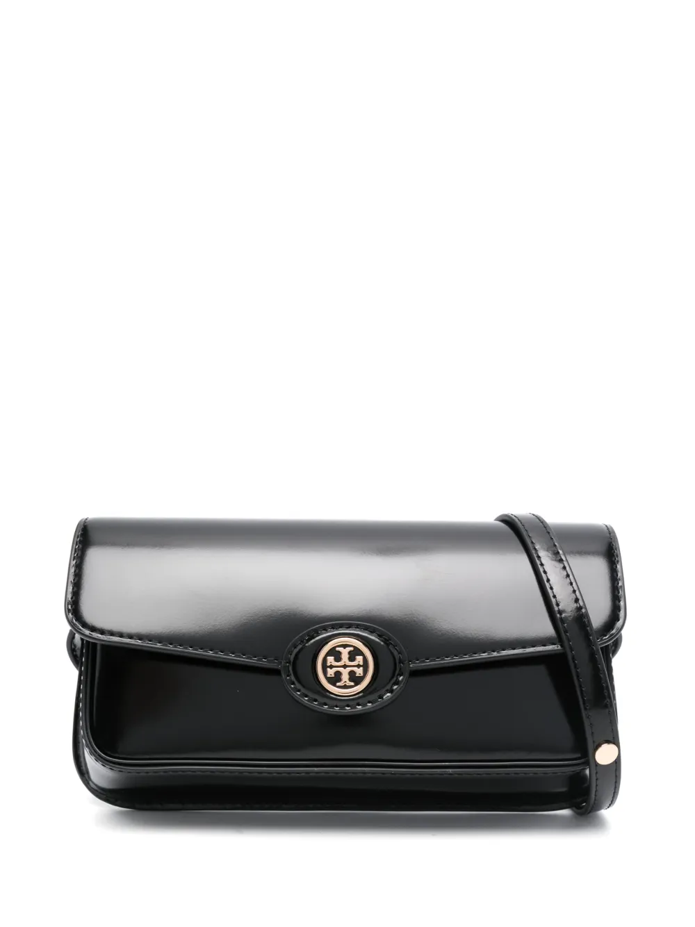 

Сумка через плечо Robinson Spazzolato Tory Burch, черный