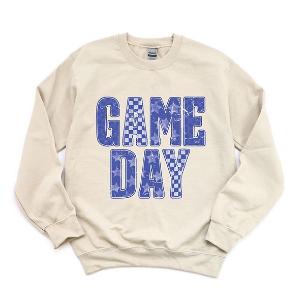 

Свитшот женский Game day blue checkered Simply Sage Market, Dust, Зеленый, Свитшот женский Game day blue checkered Simply Sage Market, Dust