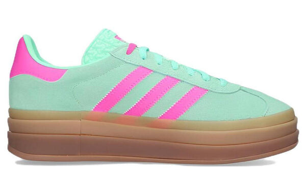 Кроссовки газель смелые Adidas, зеленый — фото 2