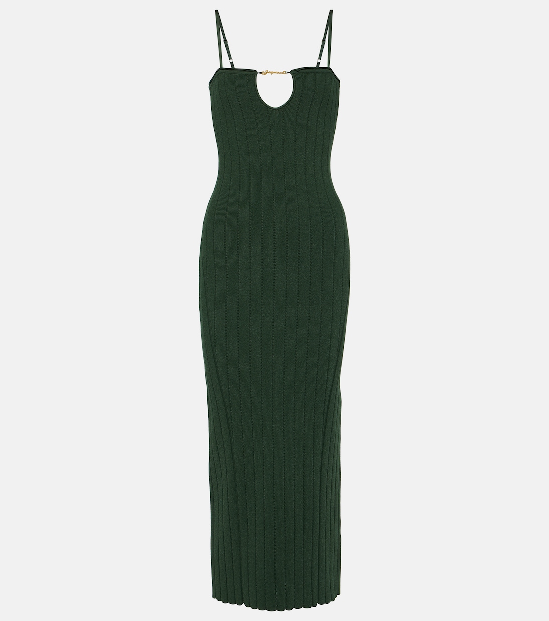 

Платье миди La Robe Sierra Bretelles Jacquemus, Dark Green