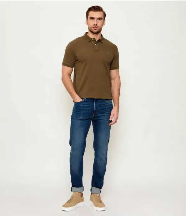 Полюс custom slim fit Polo Ralph Lauren, коричневый — фото 2