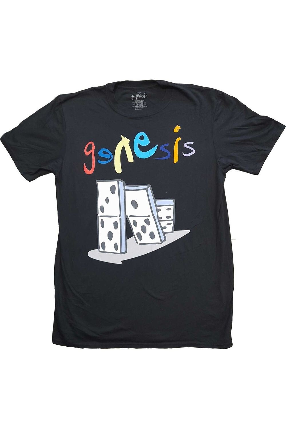 

Футболка хлопковая Genesis с принтом на спине, черный