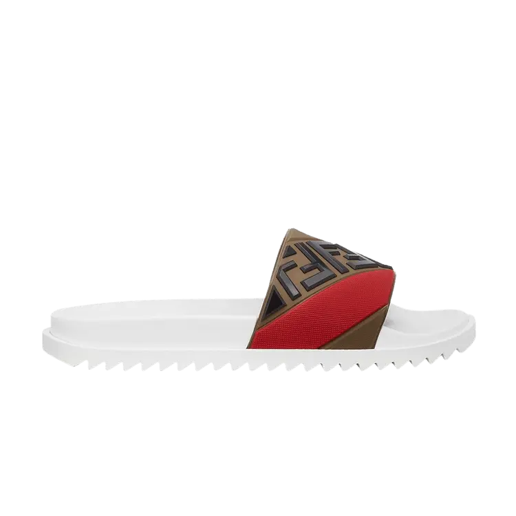 

Кроссовки Fendi Rubber Fussbetts Slides Multi, разноцветный