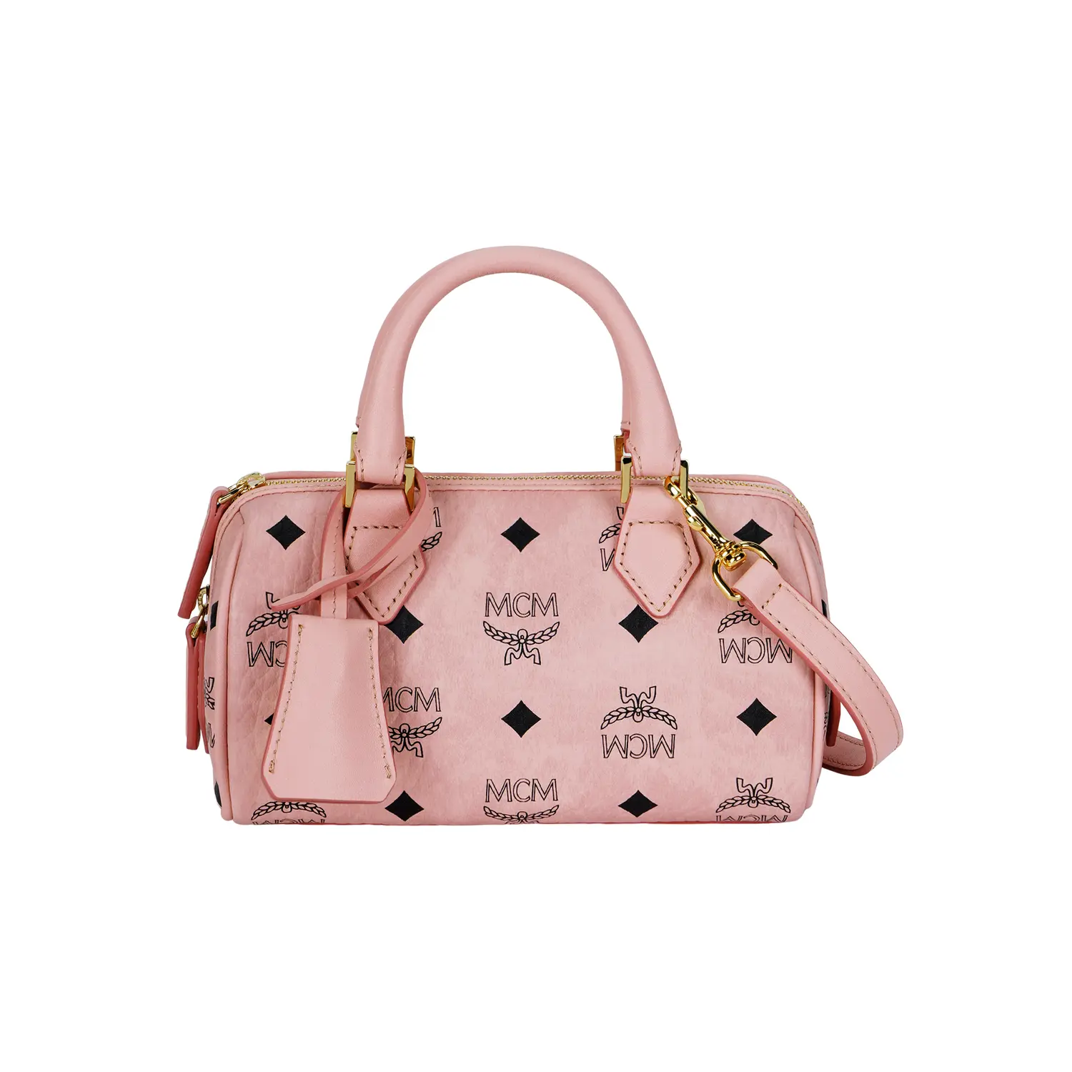 

MCM Сумка бостон мини женская розовая