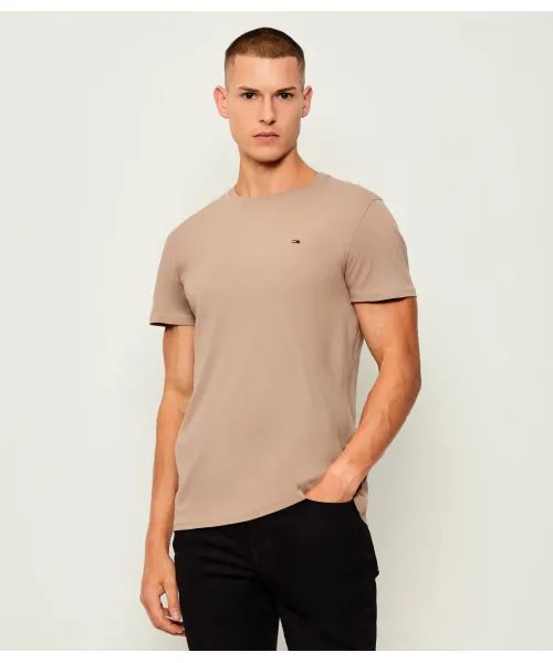 

Футболка Slim fit Tommy Jeans, бежевый