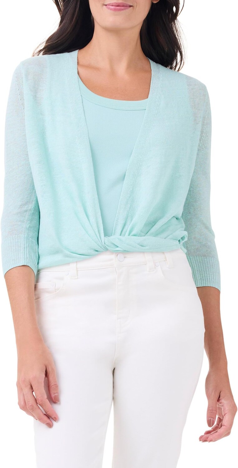 

Свитер NIC+ZOE 4-Way Cardigan, цвет Seafoam