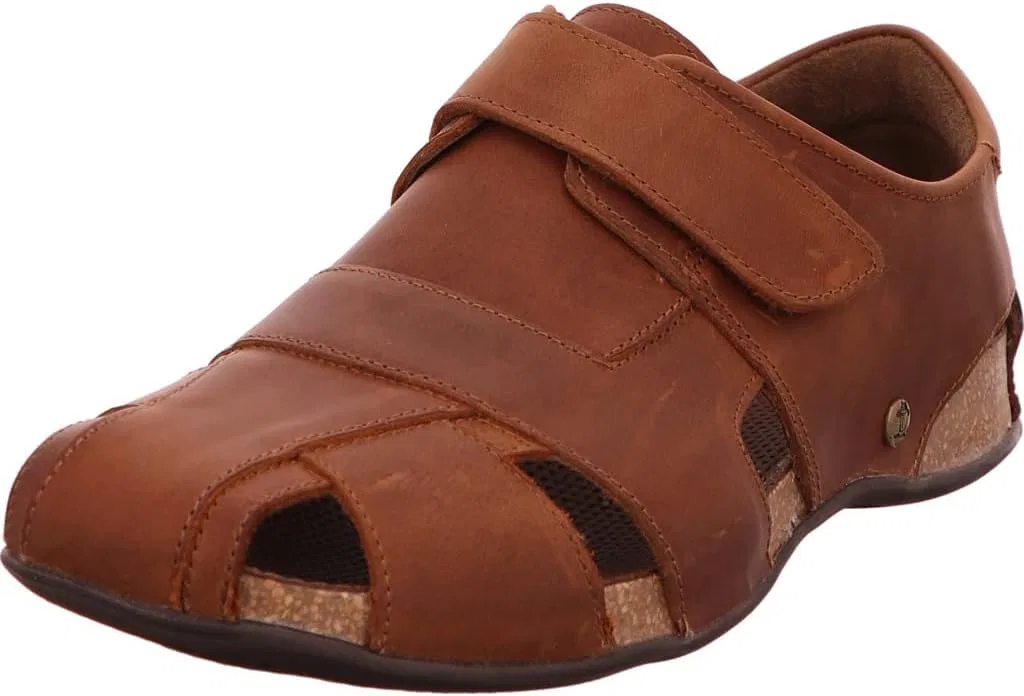 Мужские закрытые сандалии Panama Jack Fletcher Basics, Braun Cuero C5