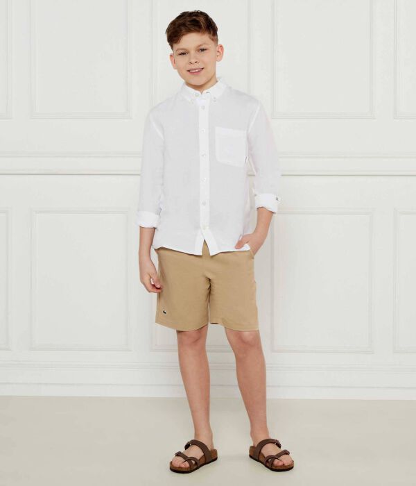 Льняная рубашка Regular fit Tommy Hilfiger, белый — фото 2