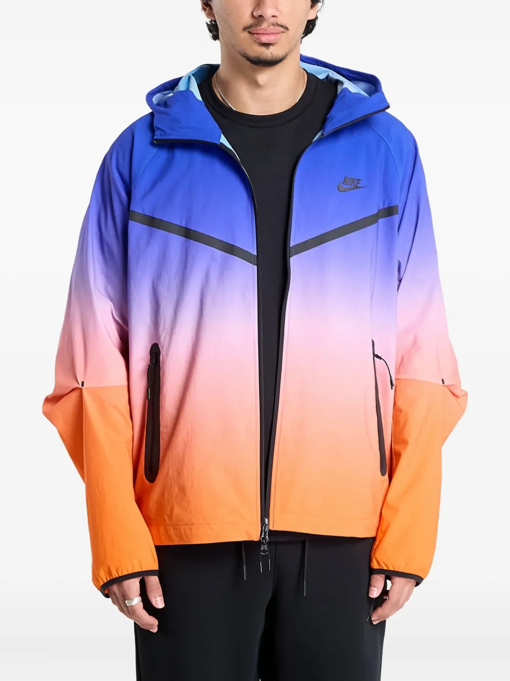 

Куртка с капюшоном на молнии Nike, синий