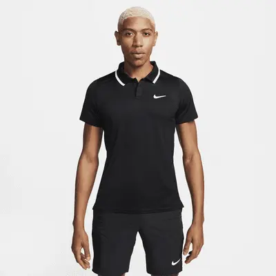 

Футболка Nike NikeCourt Advantage, цвет Black/White/White
