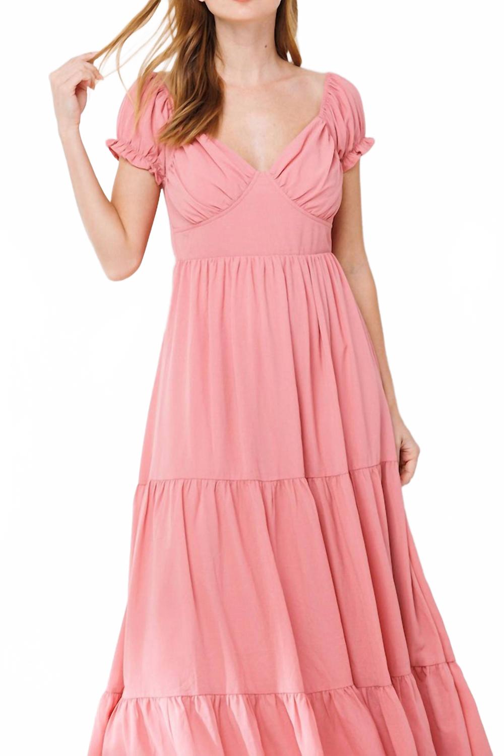 

BETTER BE Женское платье Ridge из розового дерева