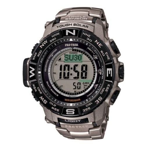 

Часы CASIO Solar Powered Waterproof Sports Shockproof Mens Gray Digital, серый