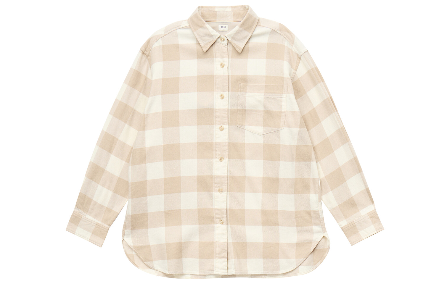 

Рубашка женская молочно-белая Uniqlo