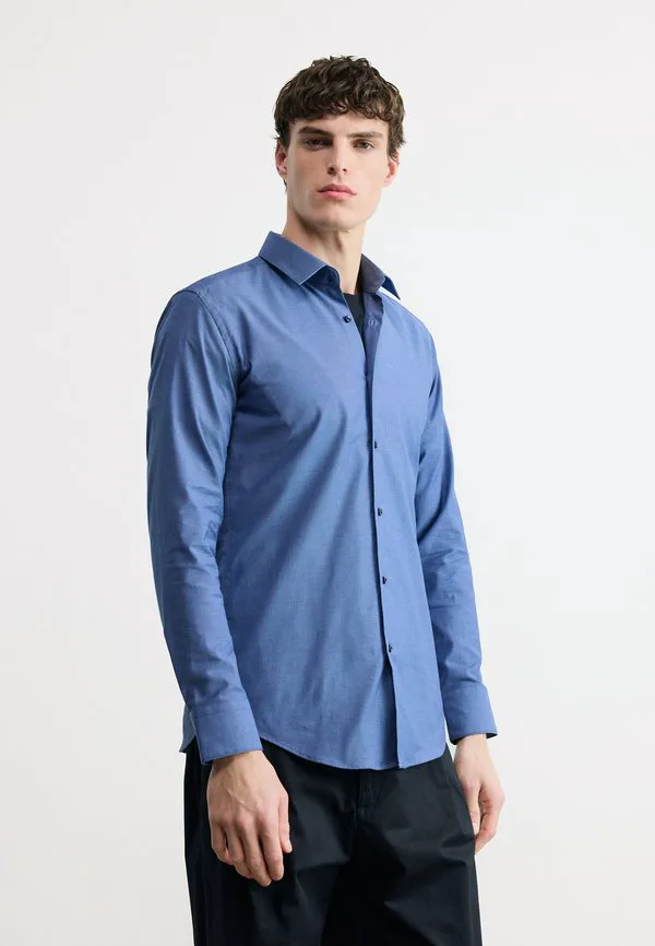 Рубашка хэнка кента Boss, Open Blue