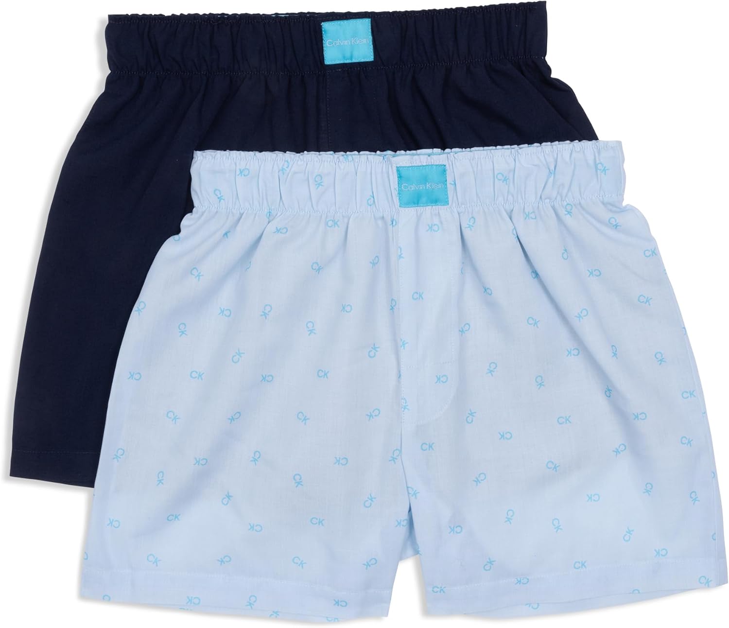 

Набор из 2 гендерно-нейтральных шорт Calvin Klein, Empyrean Ck Logo Toss/ Black Iris