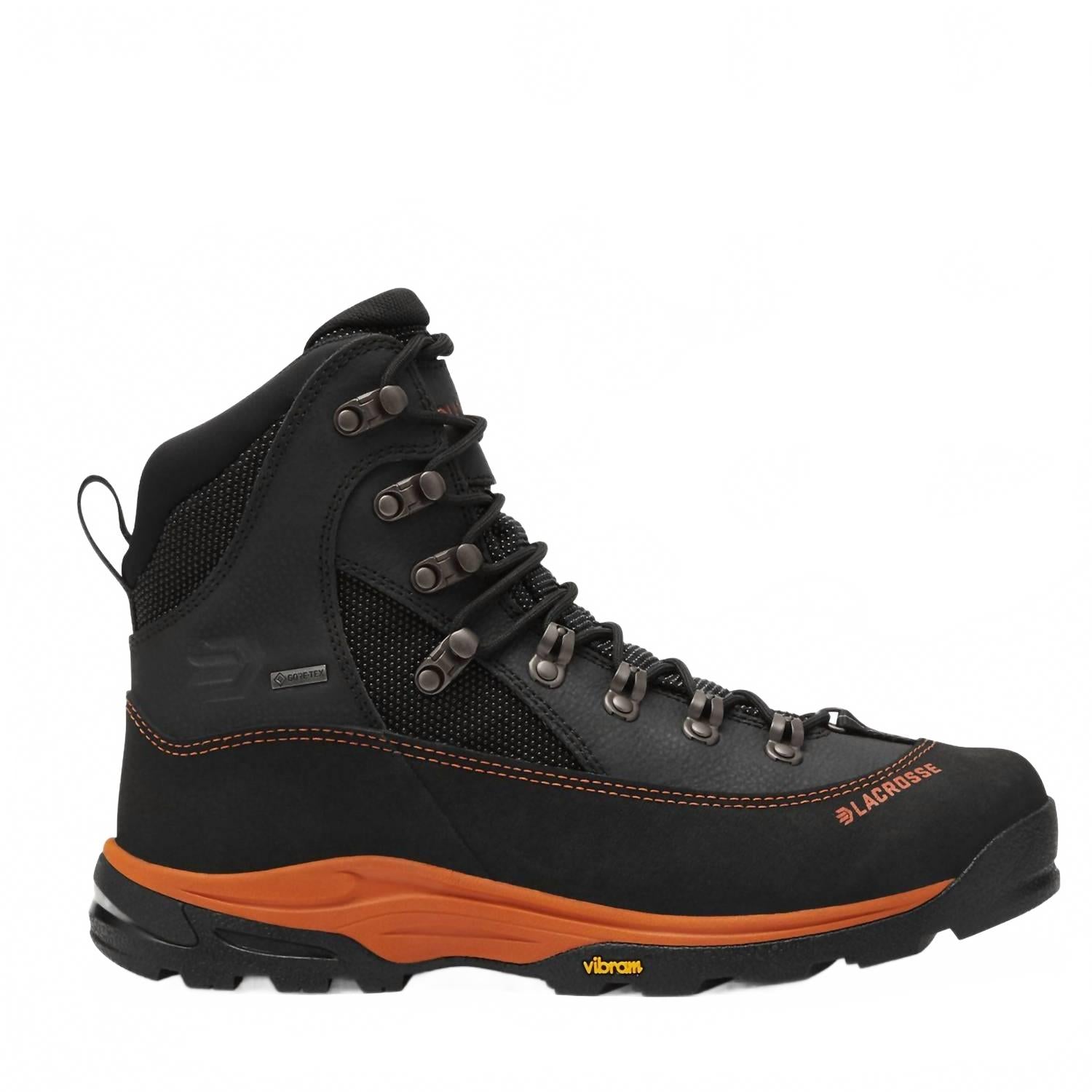 

Мужские водонепроницаемые походные ботинки Ursa Ms 7 дюймов, серо-оранжевого цвета Lacrosse, металлик/оранжевый