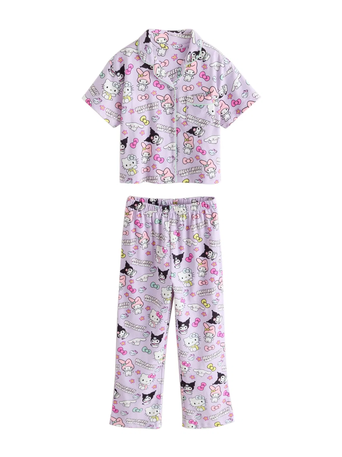 Пижама Next Hello Kitty лавандового цвета