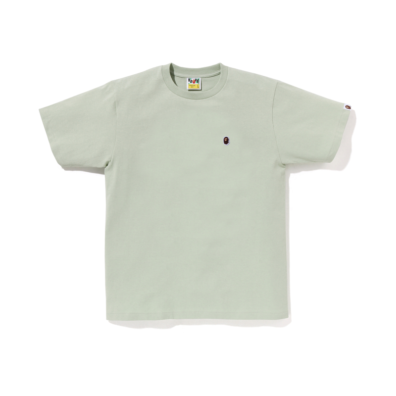 

Футболка Bape Ape Head One Point SS23 A BATHING APE, зеленый grx