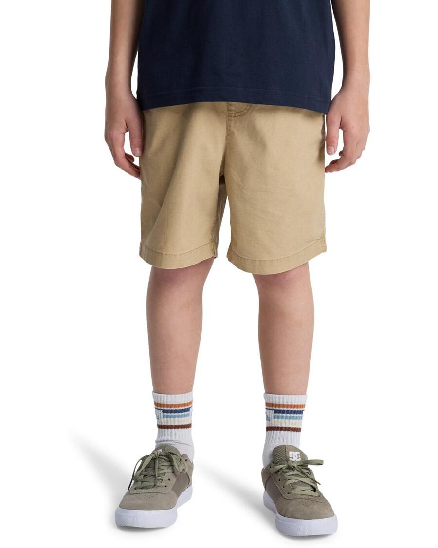 

QUIKSILVER Шорты с эластичным поясом TAXER YOUTH 15" Brown Boy