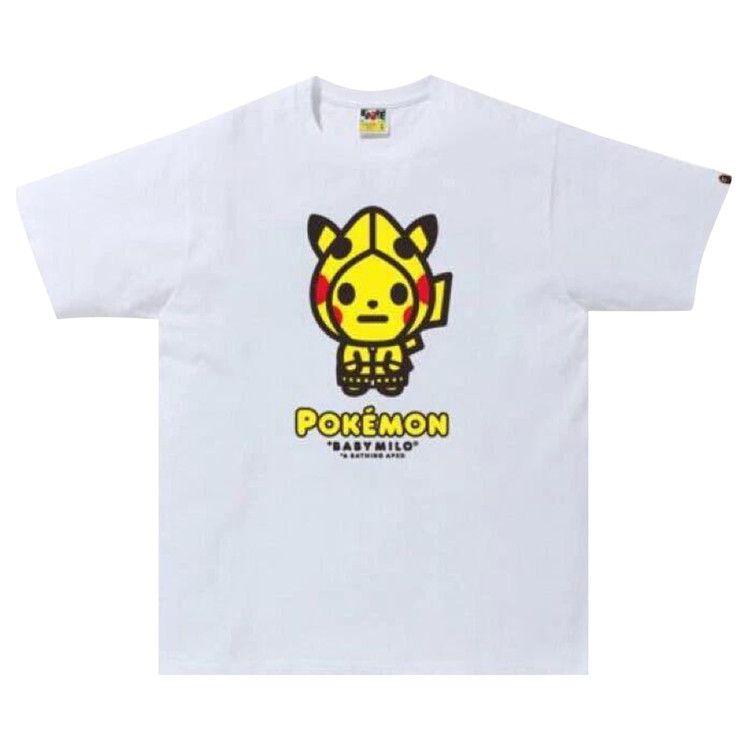 

Футболка BAPE x Pokemon Pikachu Tee, White