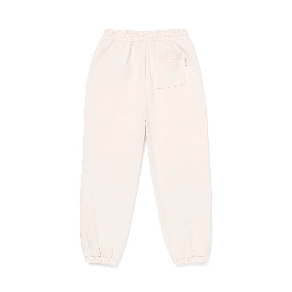 Детские графические джоггеры кремового цвета от Snowpeak Apparel Kids — фото 3