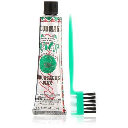 

Воск для бороды Clubman Pinaud Neutral с маленькой расческой 14 г Pinaud Clubman