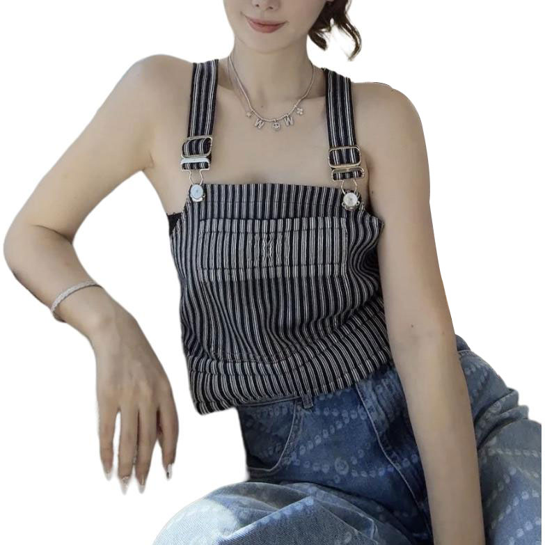 CHANEL 25P весенне-летняя превью коллекция майка Women's синий белый — фото 4