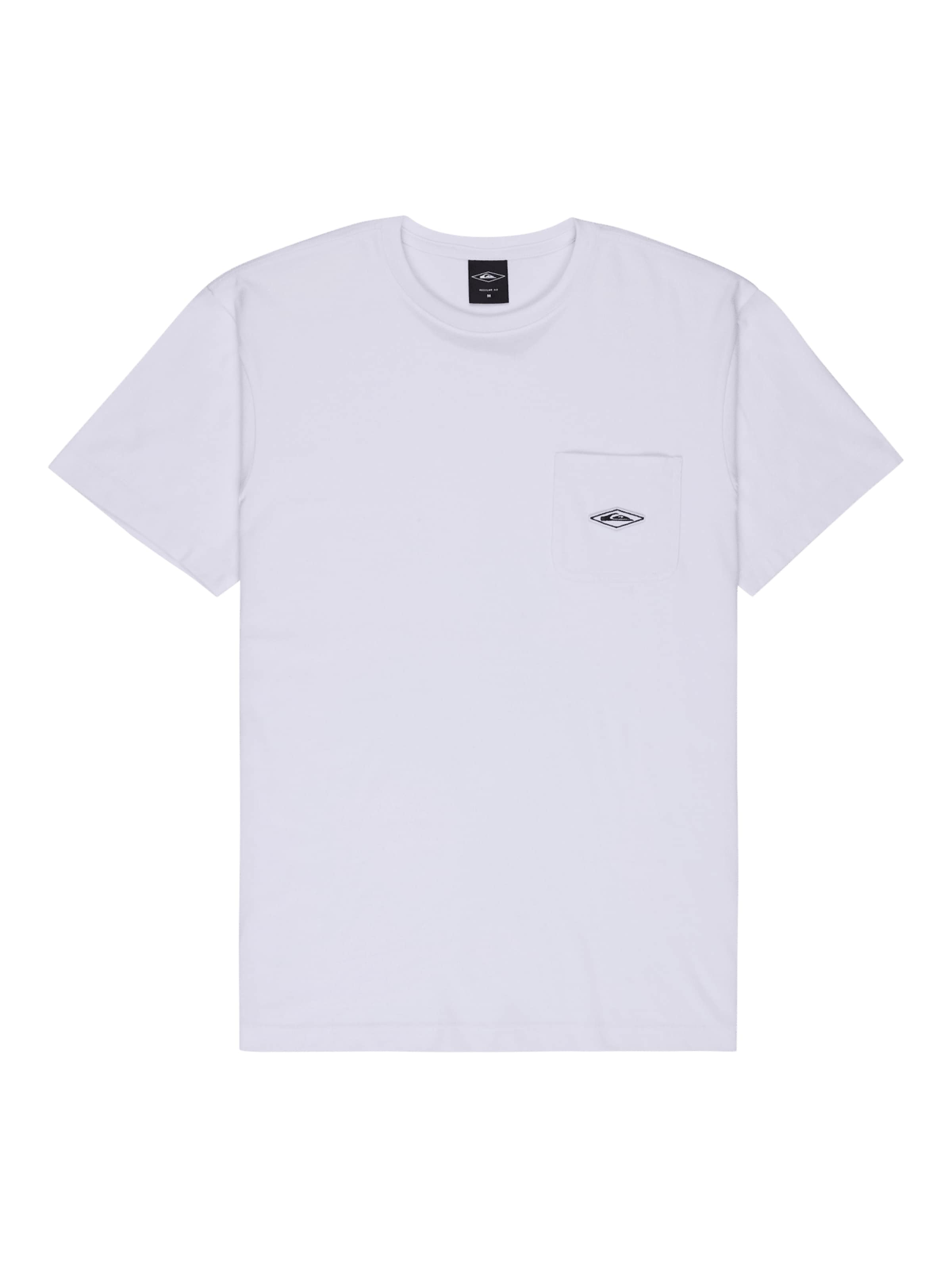

QUIKSILVER Футболка 'Diamond' в белом цвете