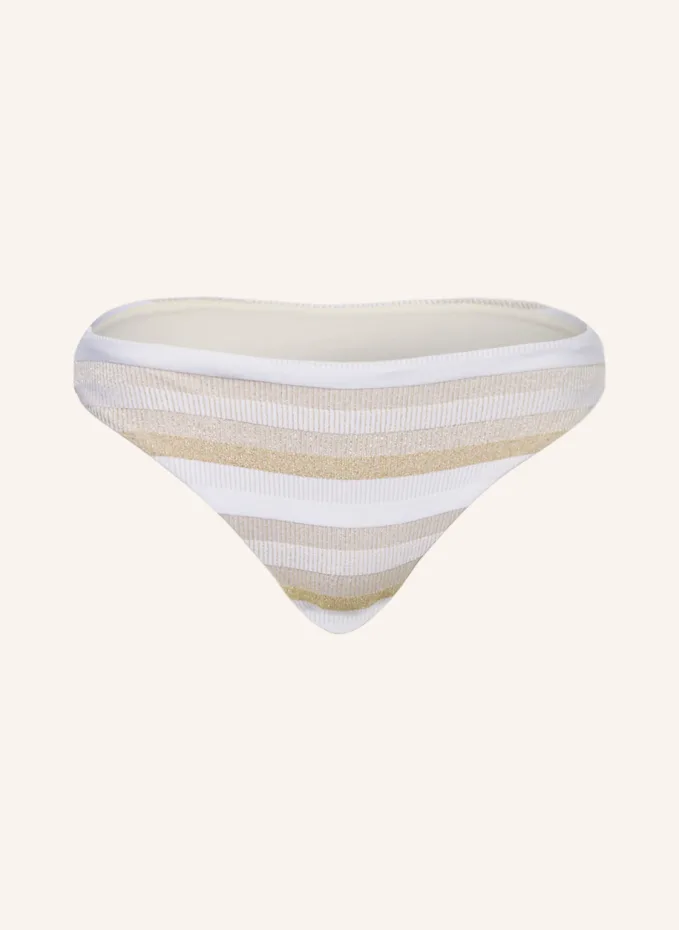 

Плавки бикини swami с блестящей пряжей Max Mara Beachwear, белый