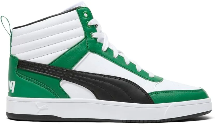 Мужские кроссовки PUMA Dribble Mid со шнуровкой для повседневной носки - зеленые, зеленый