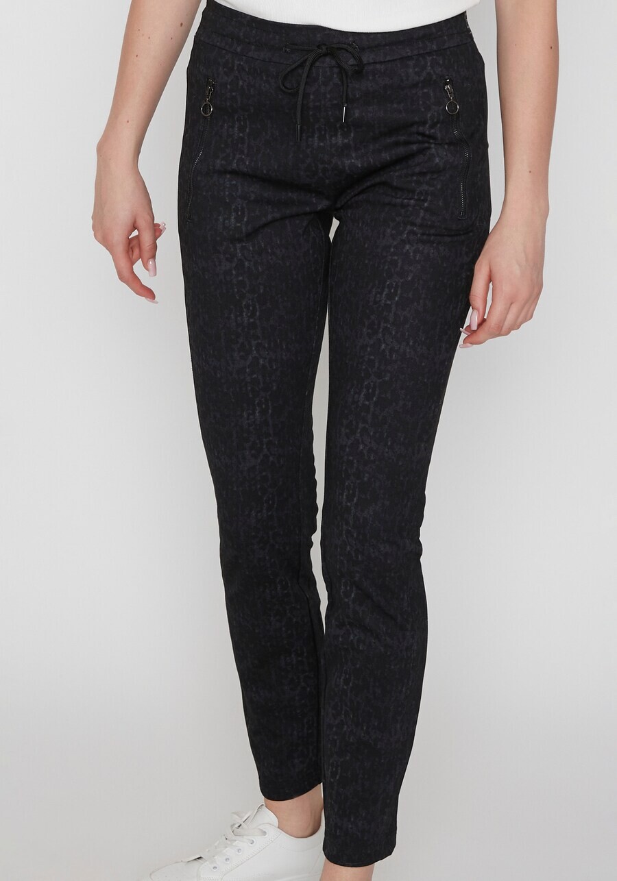 

Тканевые брюки ZABAIONE Slim fit Pants ZABAIONE, черный