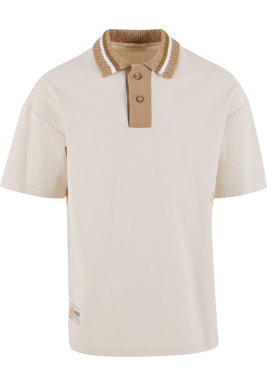 

Рубашка Another Cotton Lab, цвет Beige/Dark beige