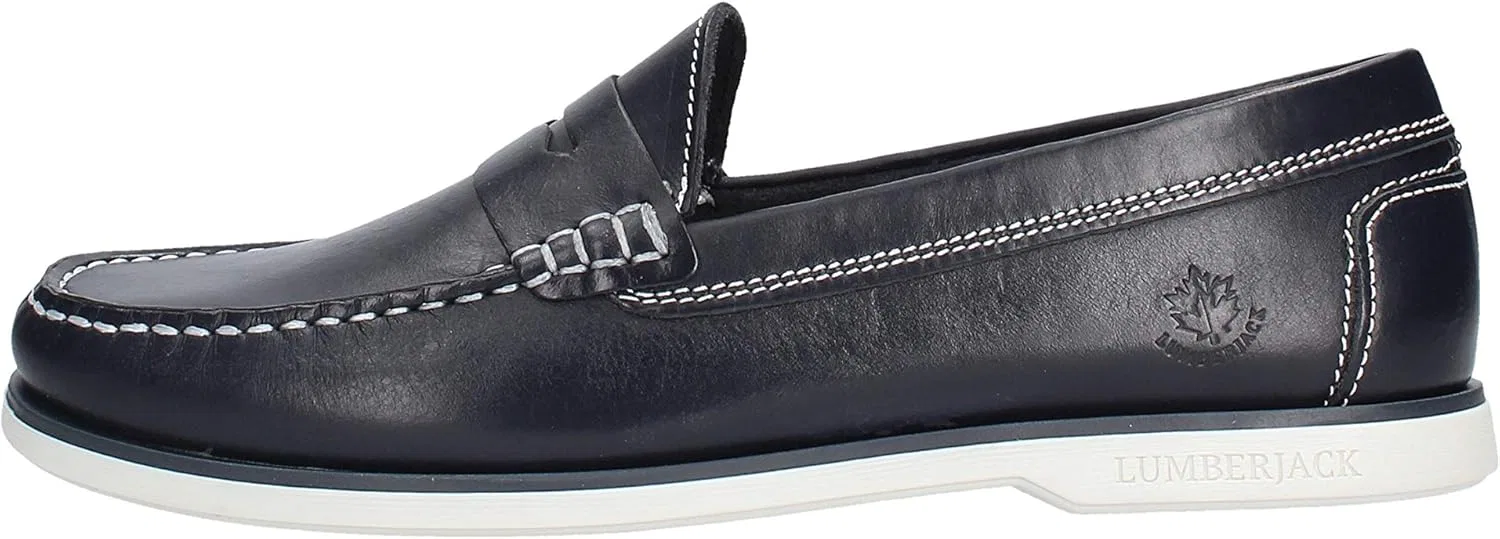 Мужские лодочные туфли Lumberjack Navigator 004b03, Navy Bluewhite