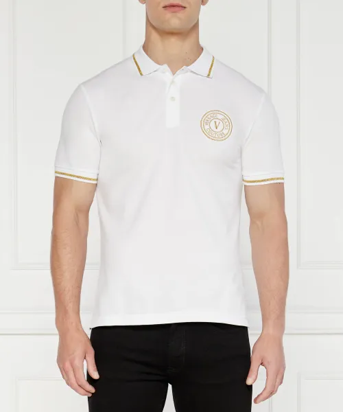 

Футболка поло Slim fit Versace Jeans Couture, белый