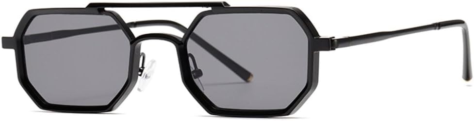 

Ретро металлические модные маленькие солнцезащитные очки для женщин и мужчин. Классические винтажные солнцезащитные очки с защитой от УФ-излучения UV400 TYUVIVO, Black