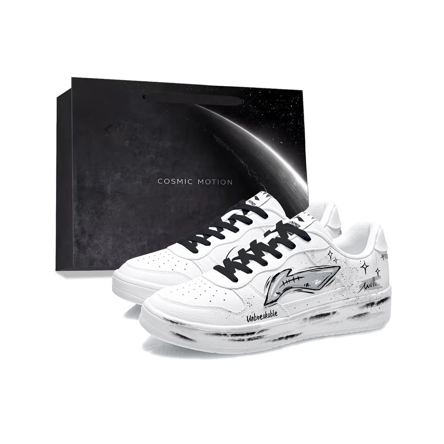 Кроссовки скейтбордические Li-Ning Floating Boat светло-серые