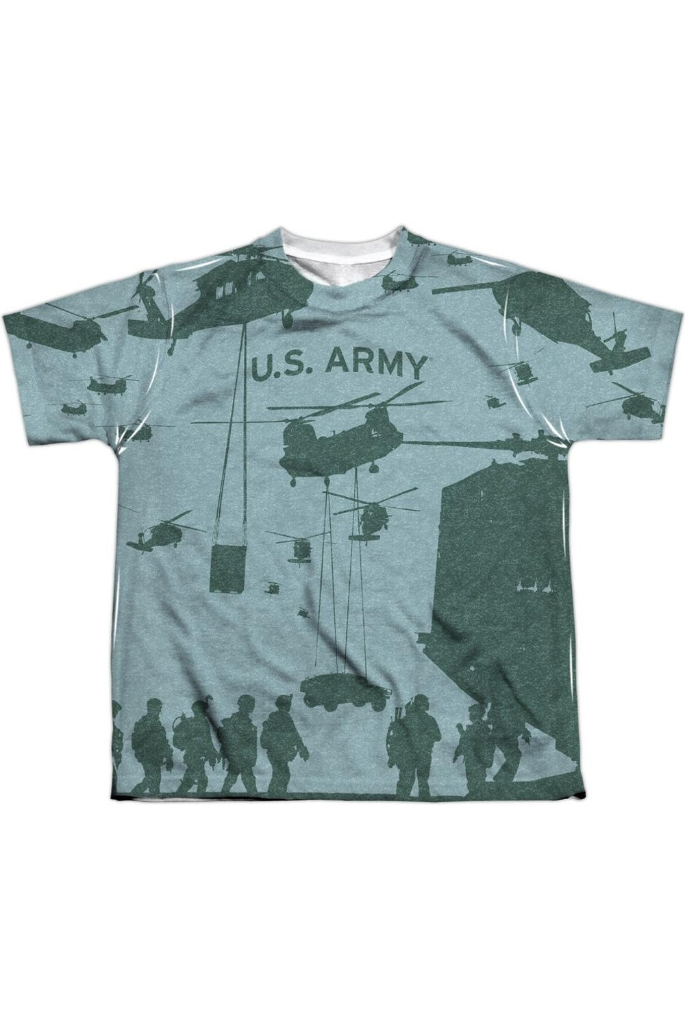 

Юношеская футболка U.S. ARMY Airborne с коротким рукавом Gildan, белый