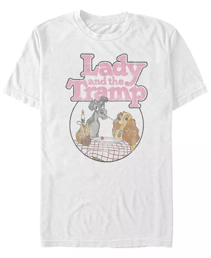 

Мужская футболка с коротким рукавом Lady And The Tramp Fifth Sun, белый