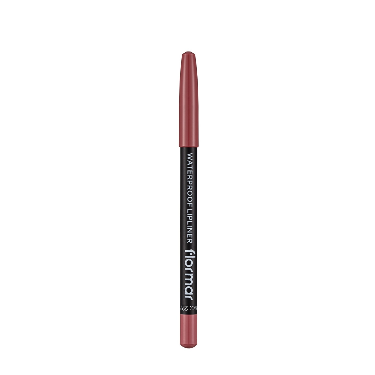 Карандаш для губ waterproof lipliner 246 rosebush Flormar, nr. 229 - tender cream, вес 1.14 гр. — фото 3