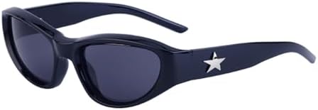 

Солнцезащитные очки 2027 года для женщин в стиле панк, спортивные солнцезащитные очки для мужчин, очки в стиле стимпанк, винтажные очки для женщин MTZJH, C1 Gloss Black